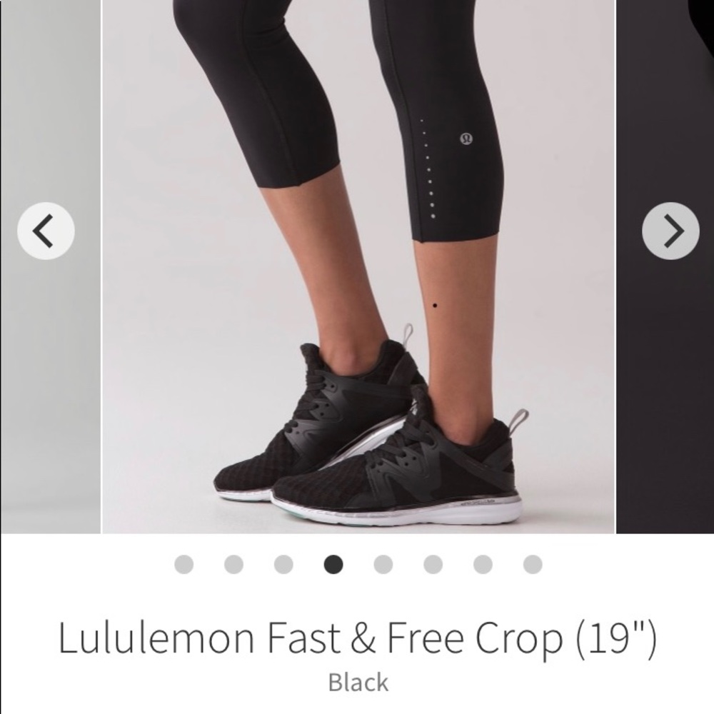 Lululemon fast and free crops 4
